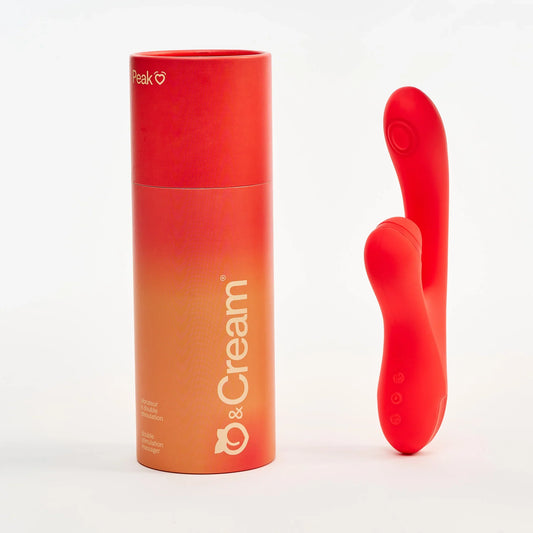 dual stimulation vibrator - peak