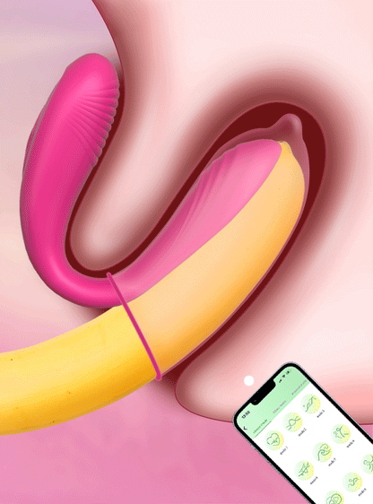 App-Controlled Wearable Vibrator – Dual Clitoral & G-Spot Pleasure