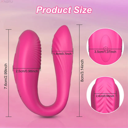 App-Controlled Wearable Vibrator – Dual Clitoral & G-Spot Pleasure