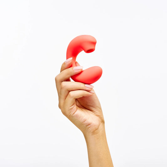 dual stimulation vibrator - glow