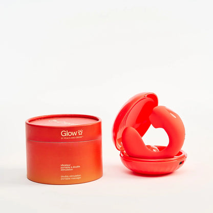 dual stimulation vibrator - glow