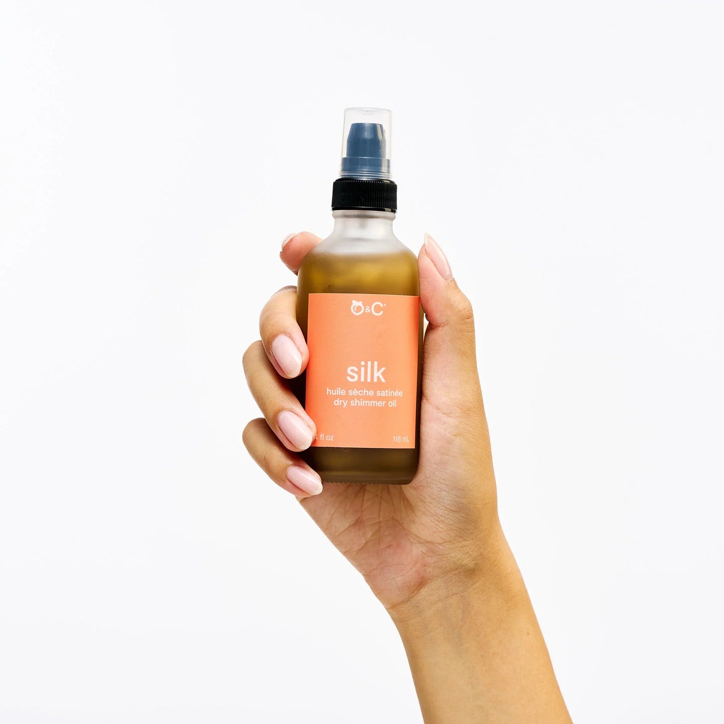 shimmer dry body oil - silk